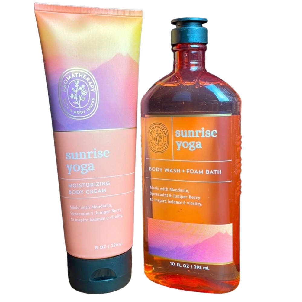 Bath & Body Works • Sunrise Yoga • Set of 2